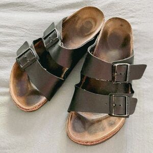 Arizona Birkenstocks Black